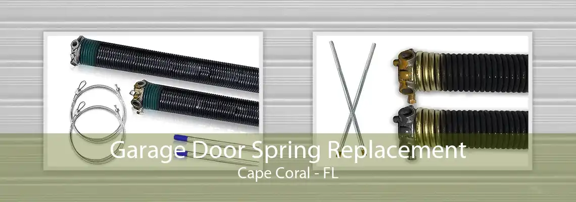 Garage Door Spring Replacement Cape Coral - FL