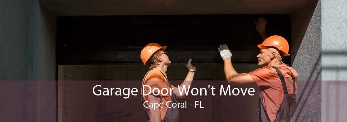 Garage Door Won't Move Cape Coral - FL